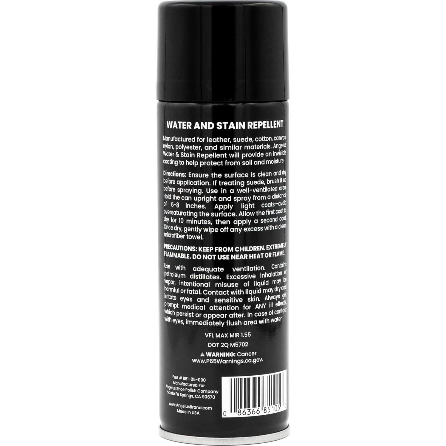 Spray Repelente de Agua Angelus 155.9 g - Protección Cuero y Tela