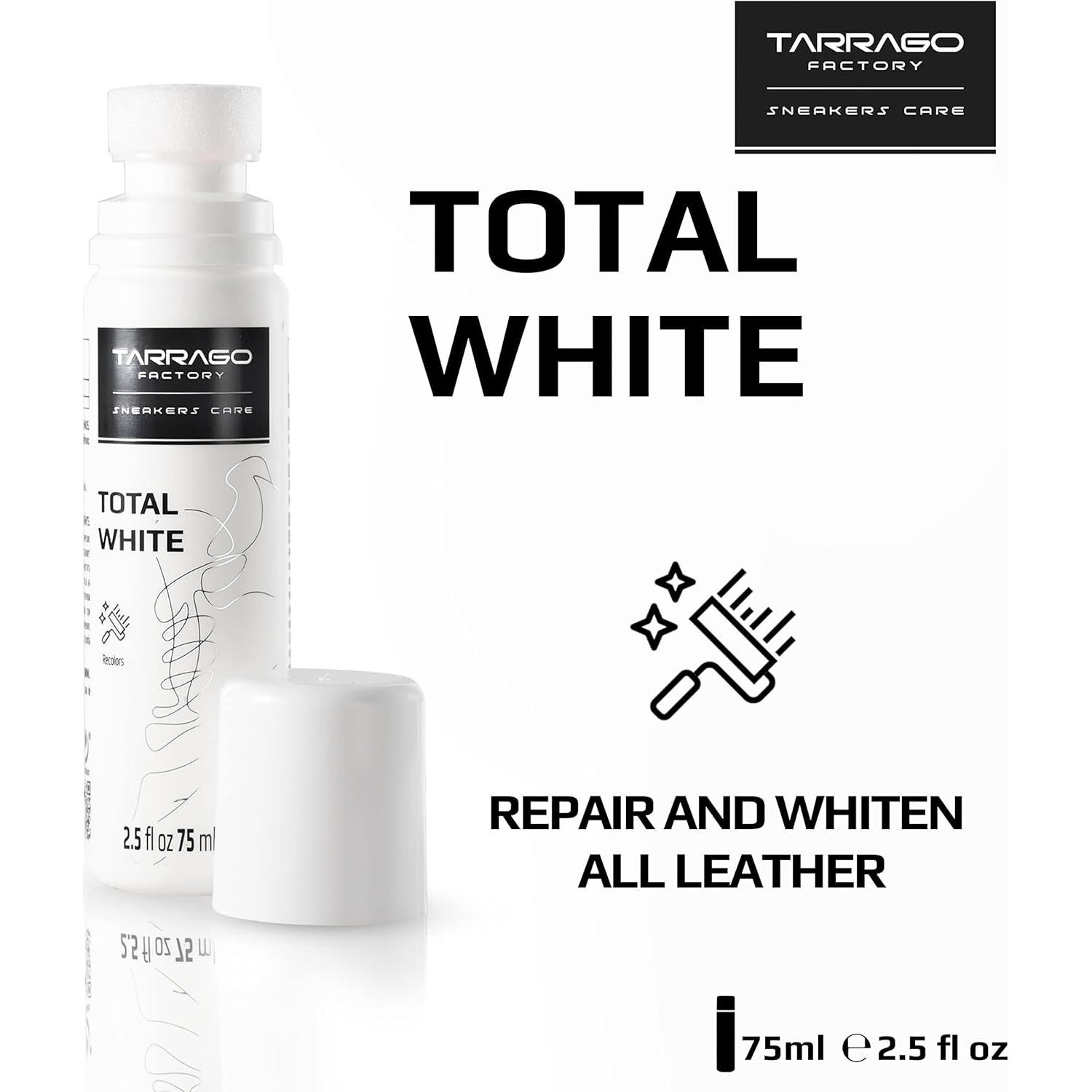 Limpiador de Zapatillas Tarrago Total Blanco 75 ml para Cuero y Lona