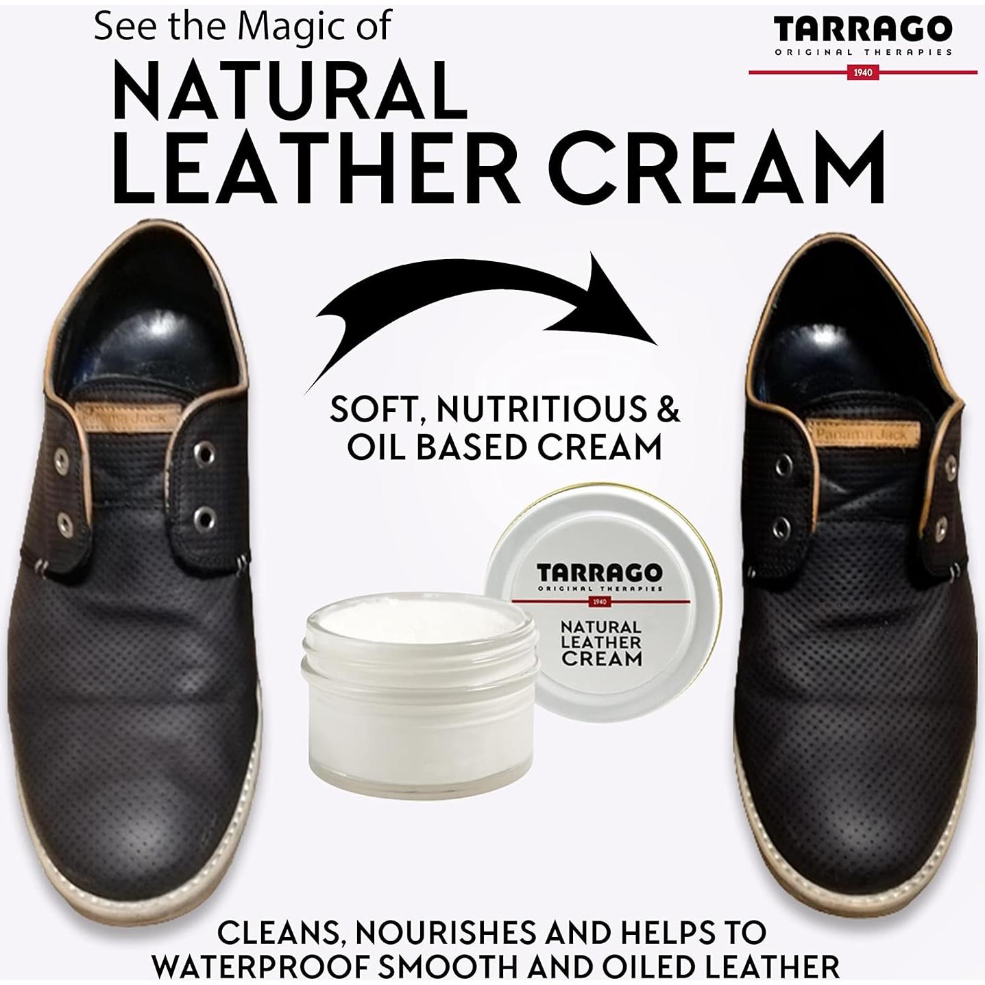 Crema Natural para Cuero Tarrago 50ml - Nutritiva e Impermeabilizante