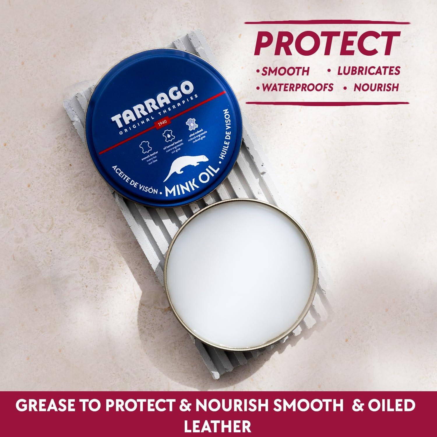 Aceite de Visón Tarrago 100mL - Acondicionador y Limpiador de Cuero