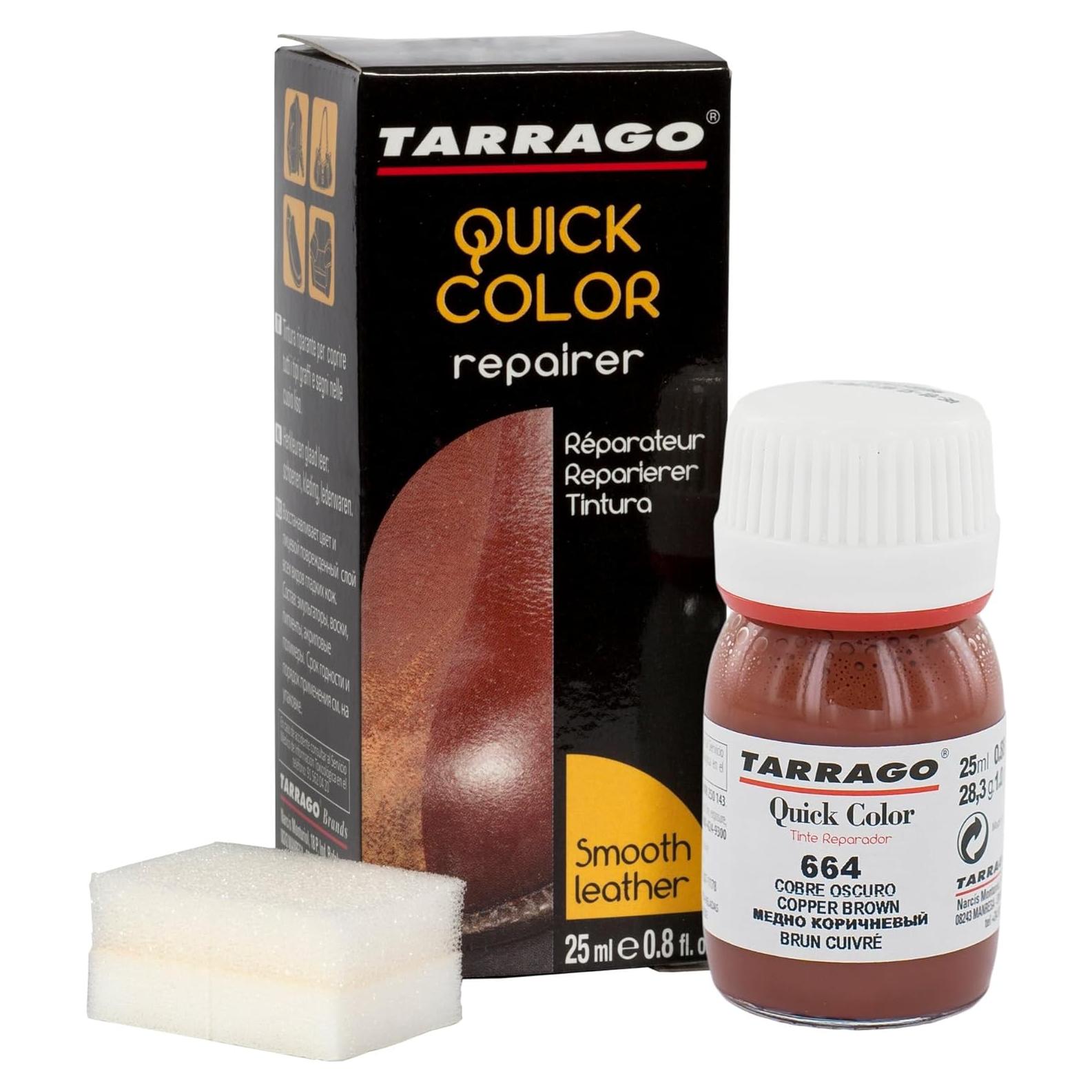 Tinte Rápido Tarrago para Cuero y Lona 25 ml Marrón Cooper