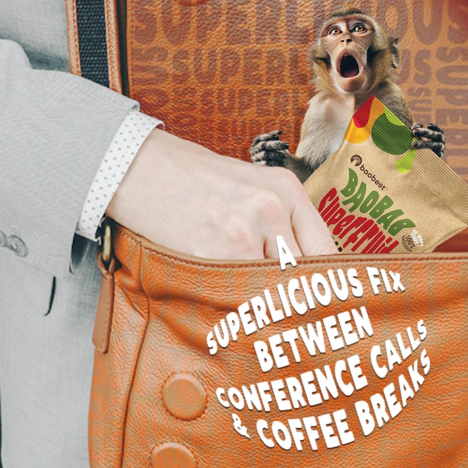 Baobest Superfruit Bites Mango - Snack Vegano 6 Paquetes