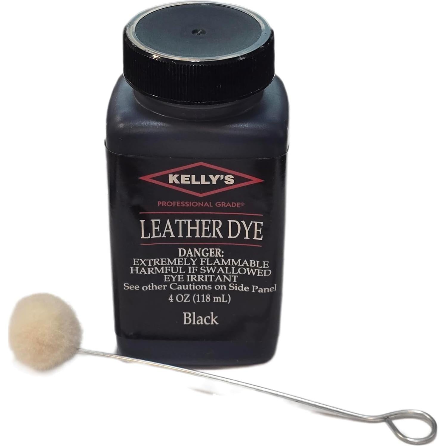 Tinte de Cuero Negro Fiebing Kelly Cobbler 118 ml