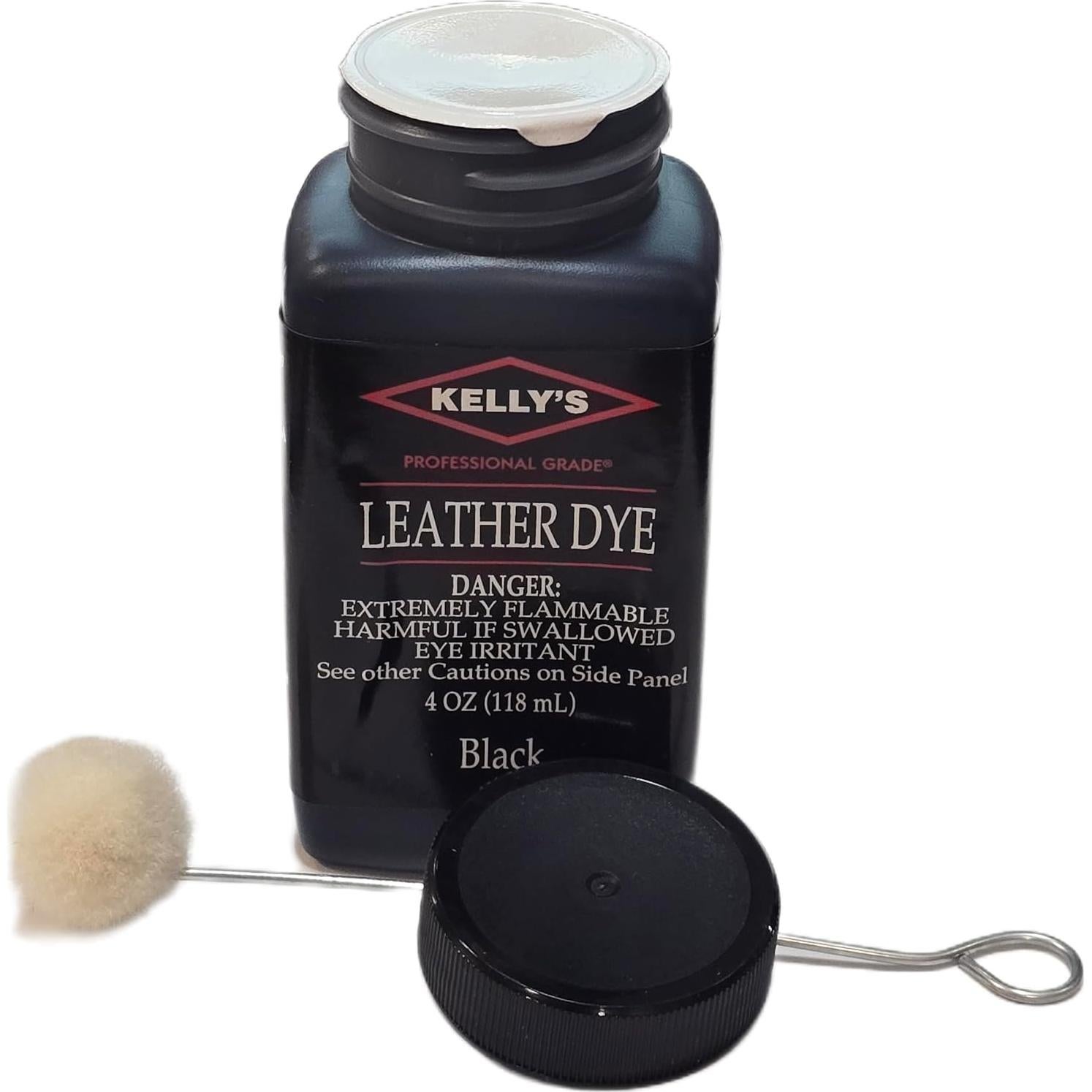 Tinte de Cuero Negro Fiebing Kelly Cobbler 118 ml