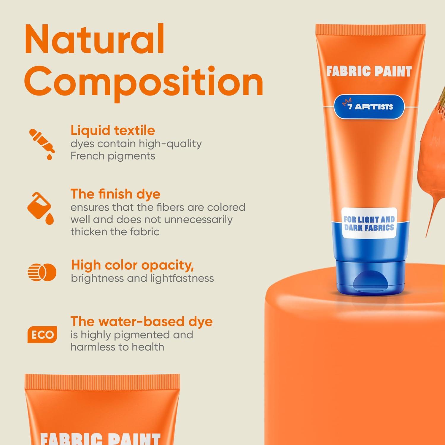 Pintura Acrílica para Tela Negra 7 Artistas 60 ml