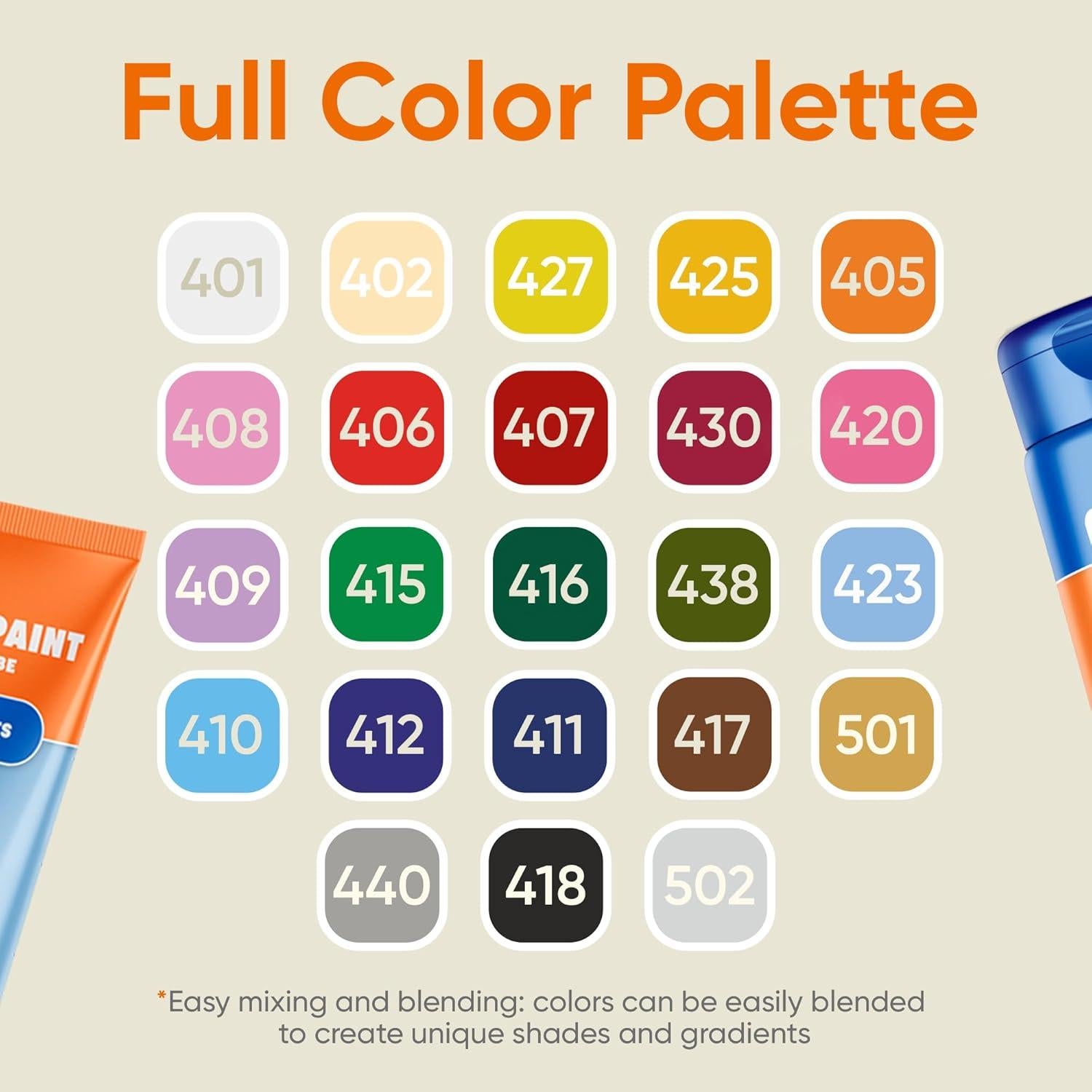 Pintura Acrílica para Tela Negra 7 Artistas 60 ml