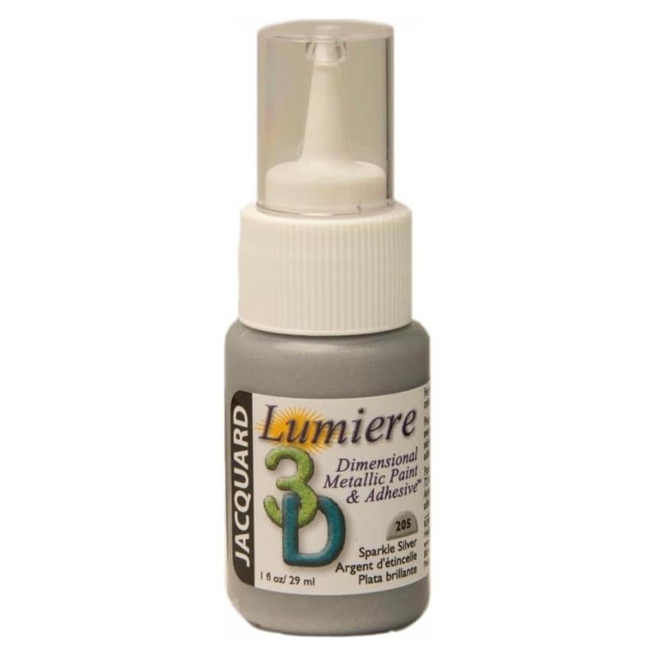 Pintura Dimensional Jacquard Lumiere 3D 28.35 g Plata