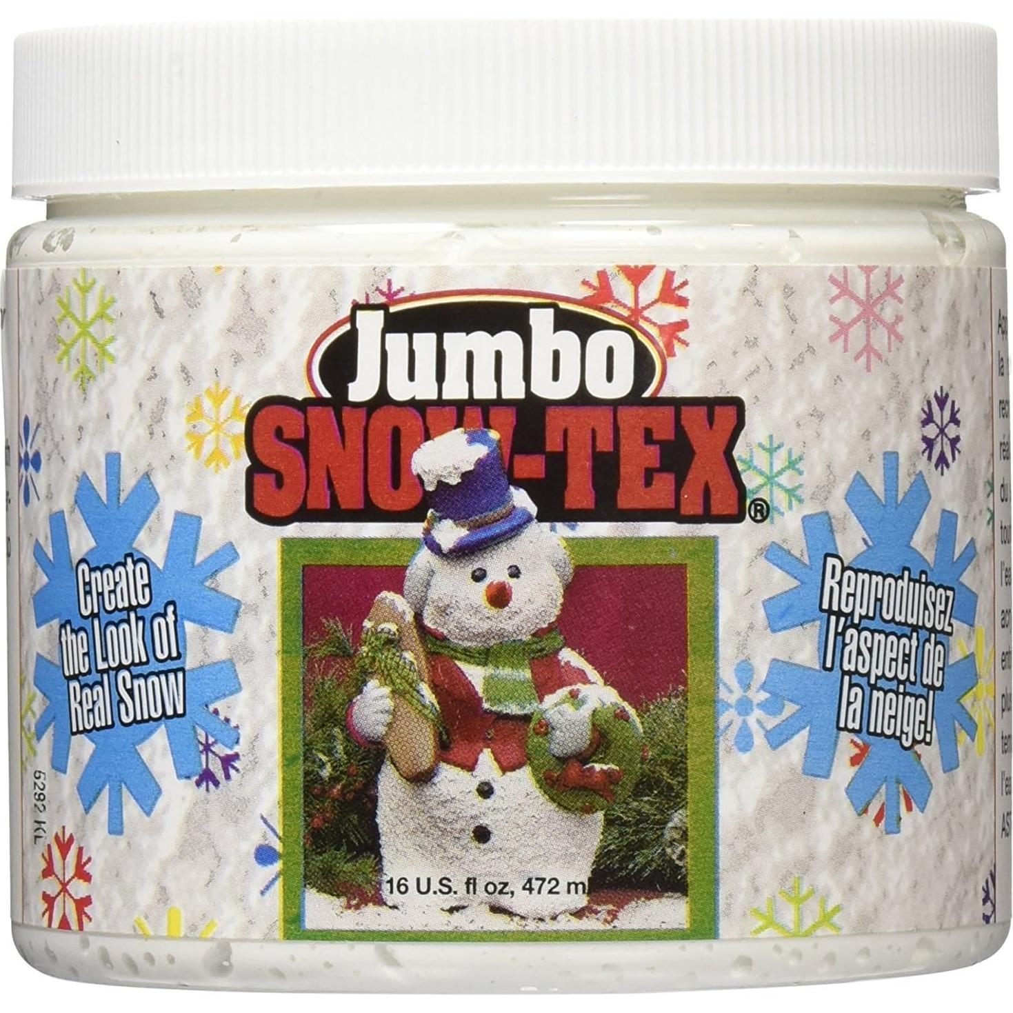 Pintura Acrílica Mate DecoArt Snow-Tex 3x16oz Blanca