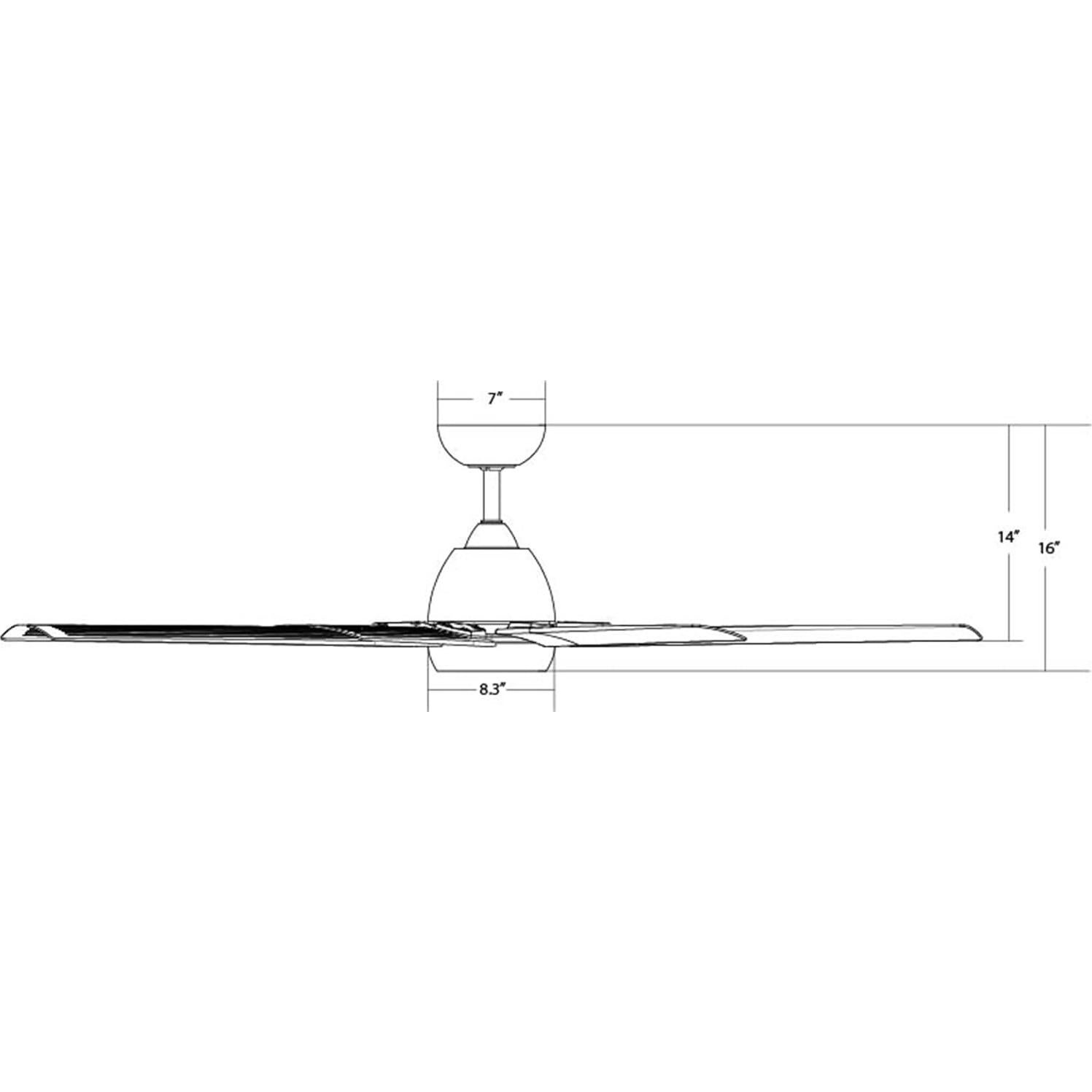 Ventilador de Techo WAC Mocha XL 66cm Inteligente LED 3000K