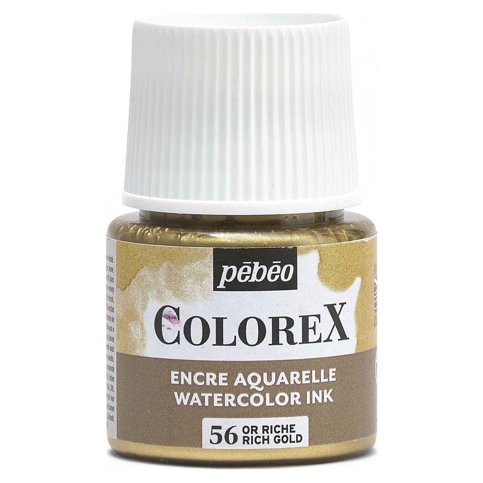 Tinta Acuarela Pebeo Colorex 45 ML Oro Rico - Multi-Herramienta