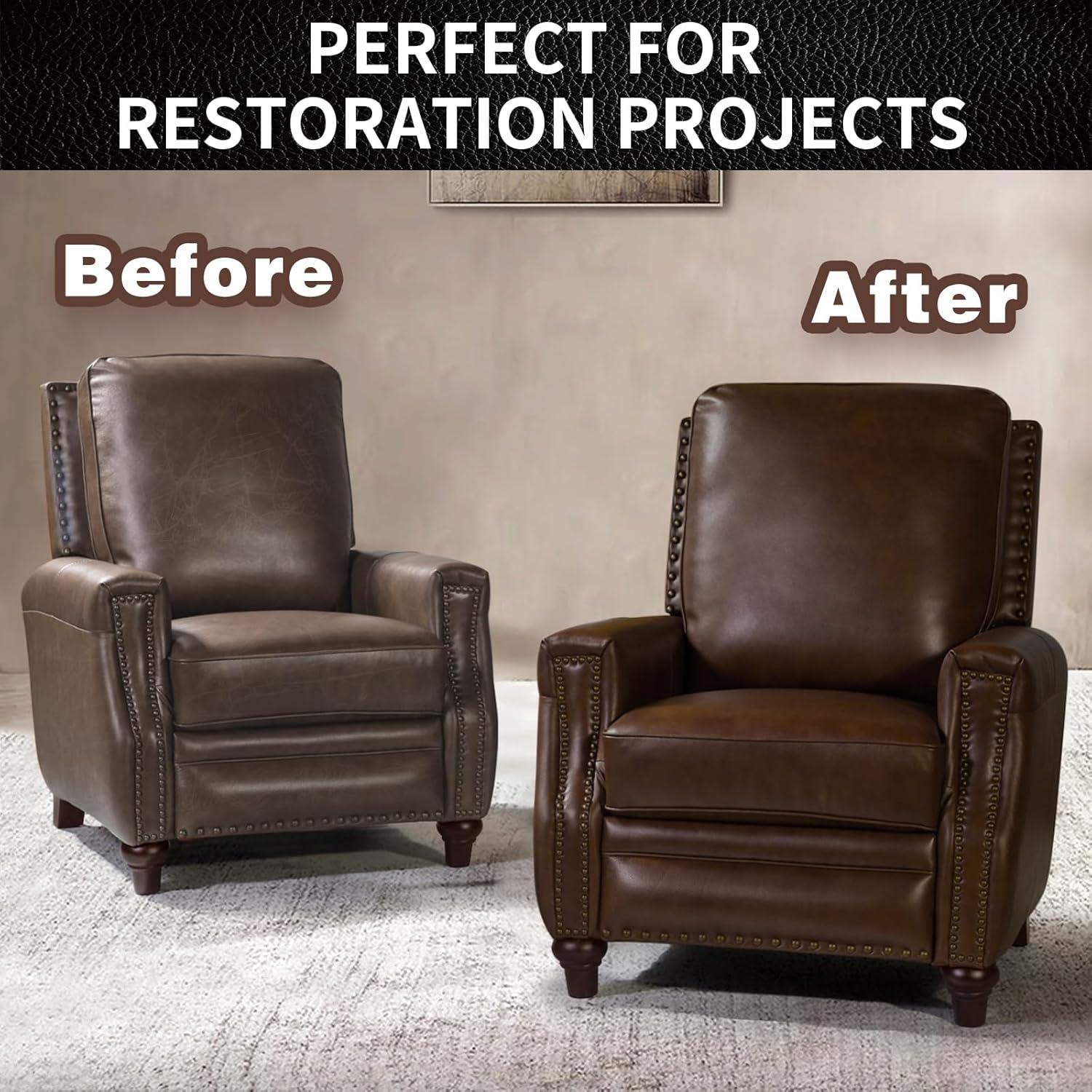 Kit de Reparación de Cuero SHABEIBEI Balsamo Recoloración Blanco