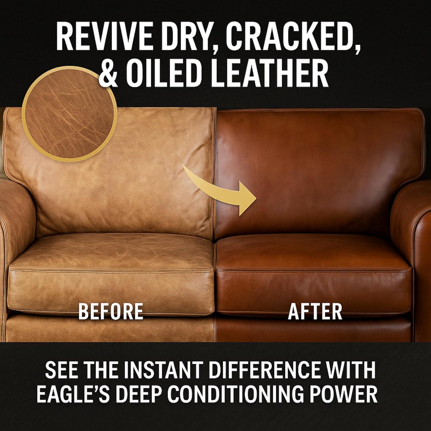Acondicionador de Cuero Eagle 240 ml - Aceite Natural Restaurador