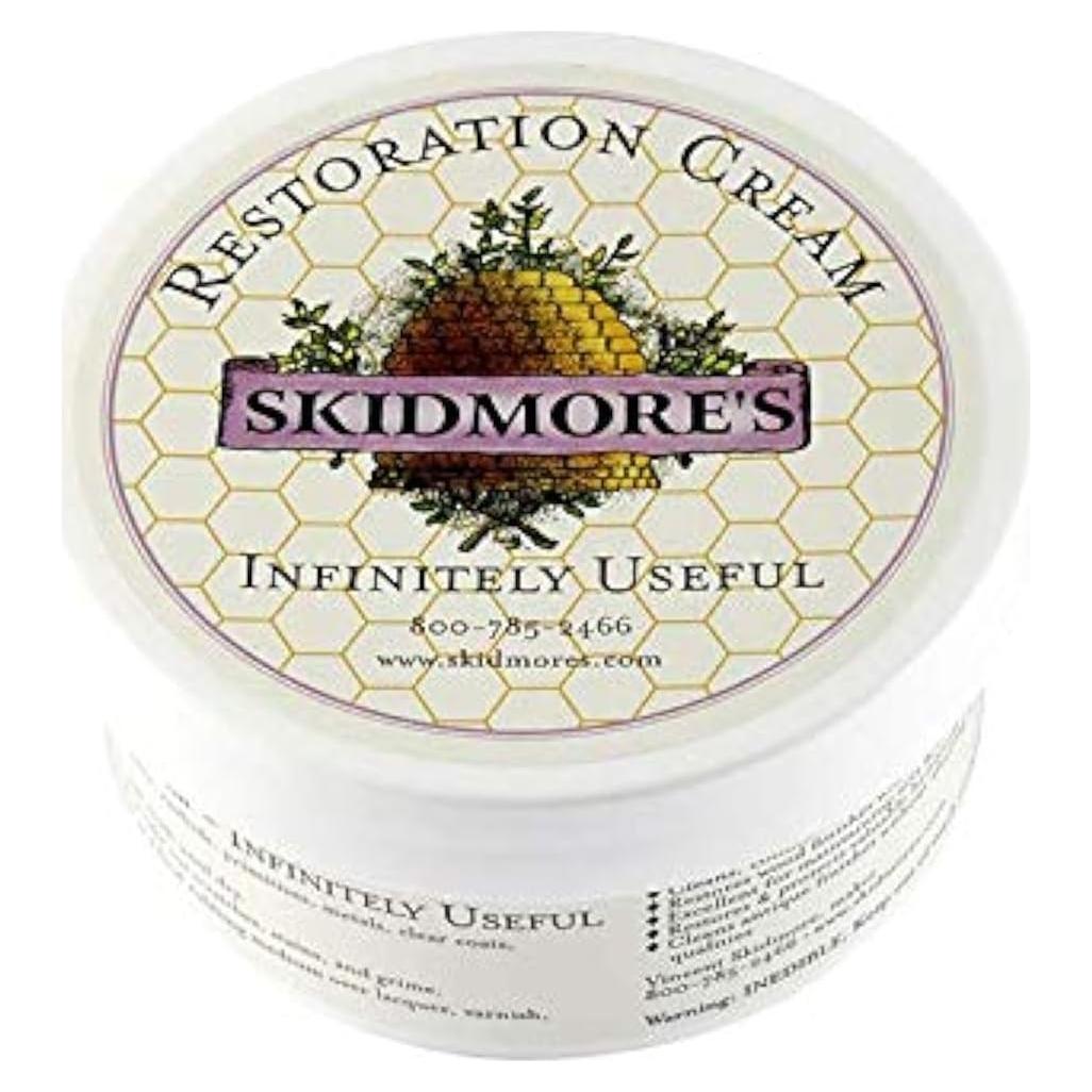 Crema Restauradora Skidmore para Cuero y Madera 170g