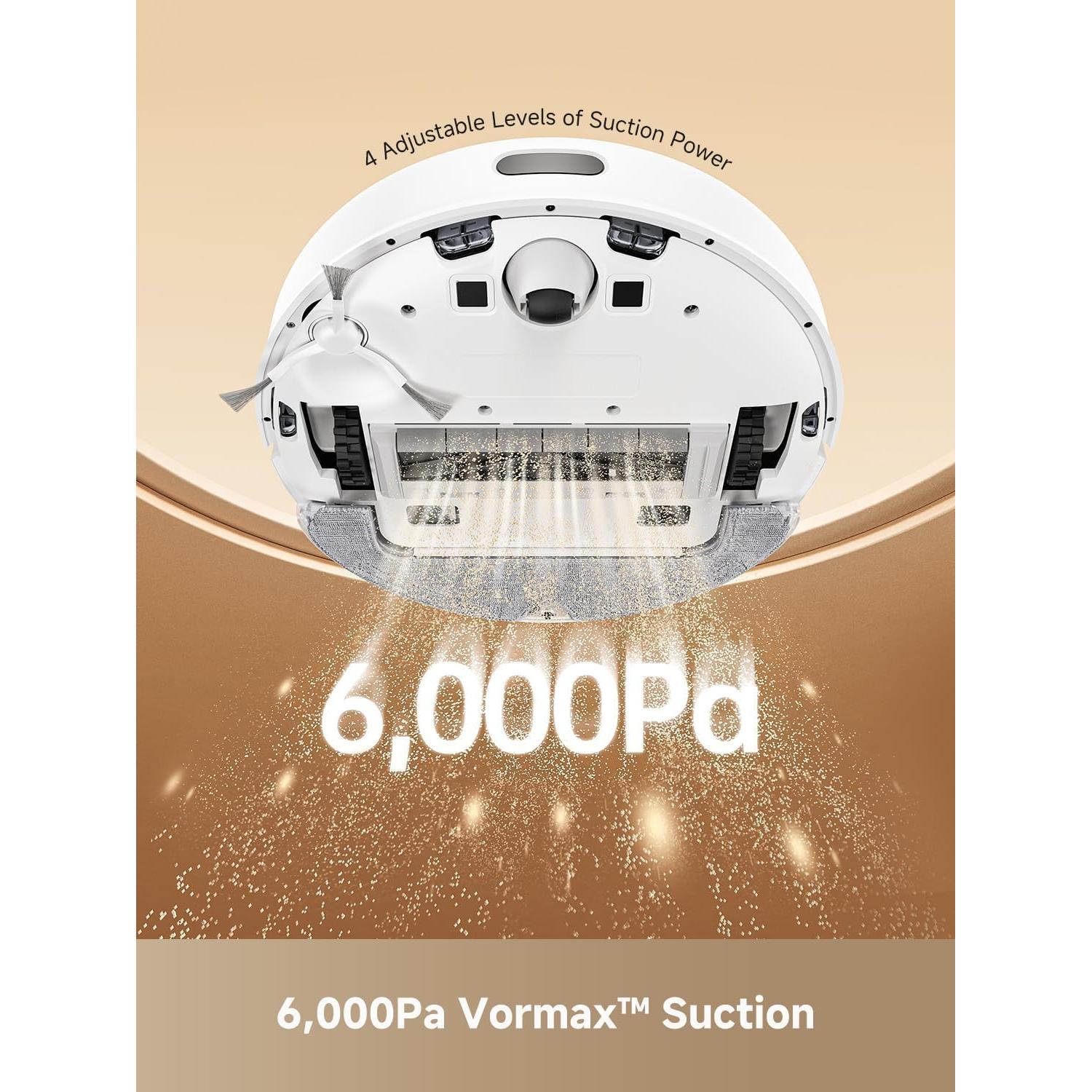 Robot Aspiradora Dreame D10 Plus Gen 2 con Mopa y Auto-Desvaciamiento