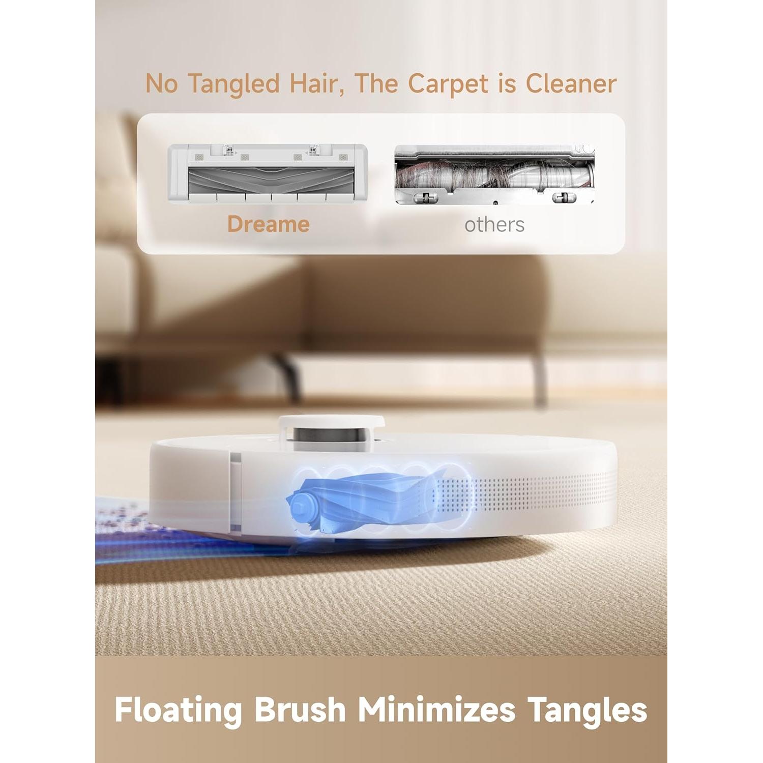 Robot Aspiradora Dreame D10 Plus Gen 2 con Mopa y Auto-Desvaciamiento