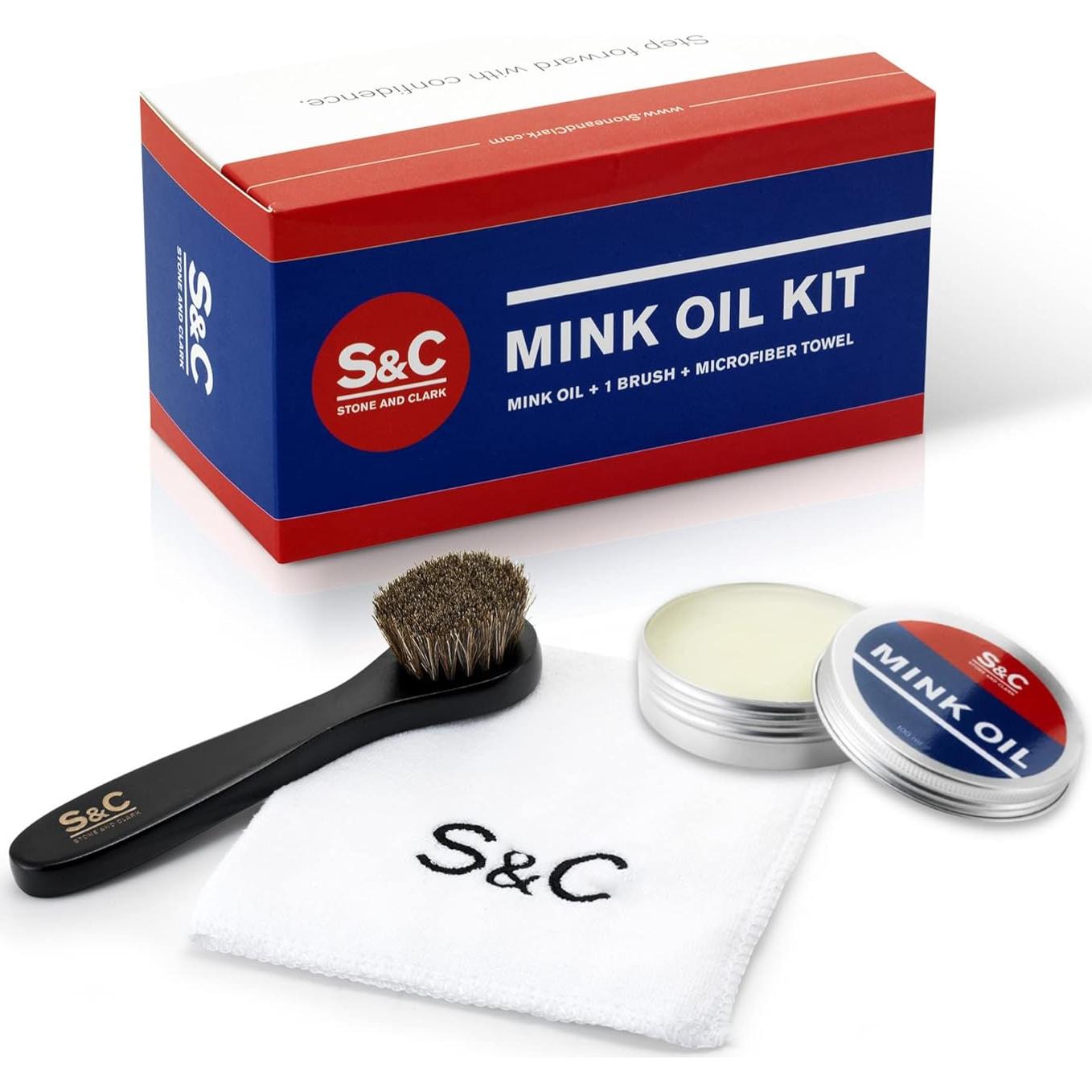 Aceite de Visón Stone and Clark 100ml - Acondicionador y Protector para Cuero