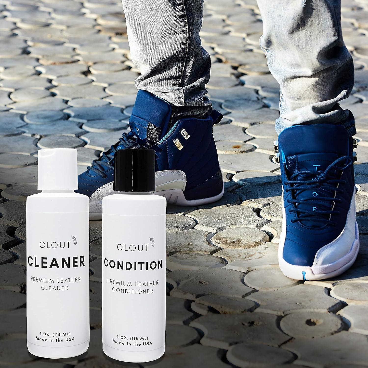 Kit de Cuidado de Cuero Premium CLOUT - Limpiador y Acondicionador