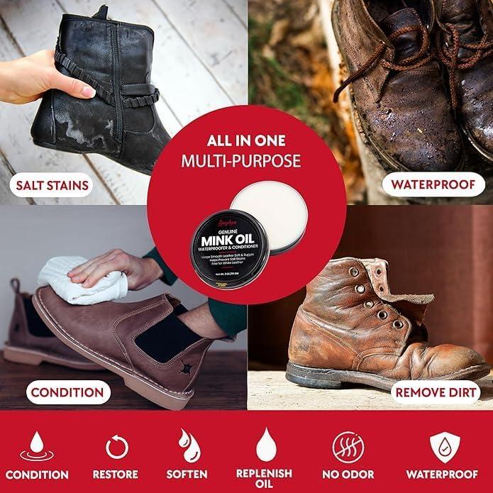 Aceite de Visón Angelus 85 g - Acondicionador de Cuero Natural