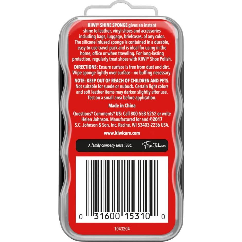 Esponja de Brillo KIWI para Cuero y Vinilo - 1 Cuenta