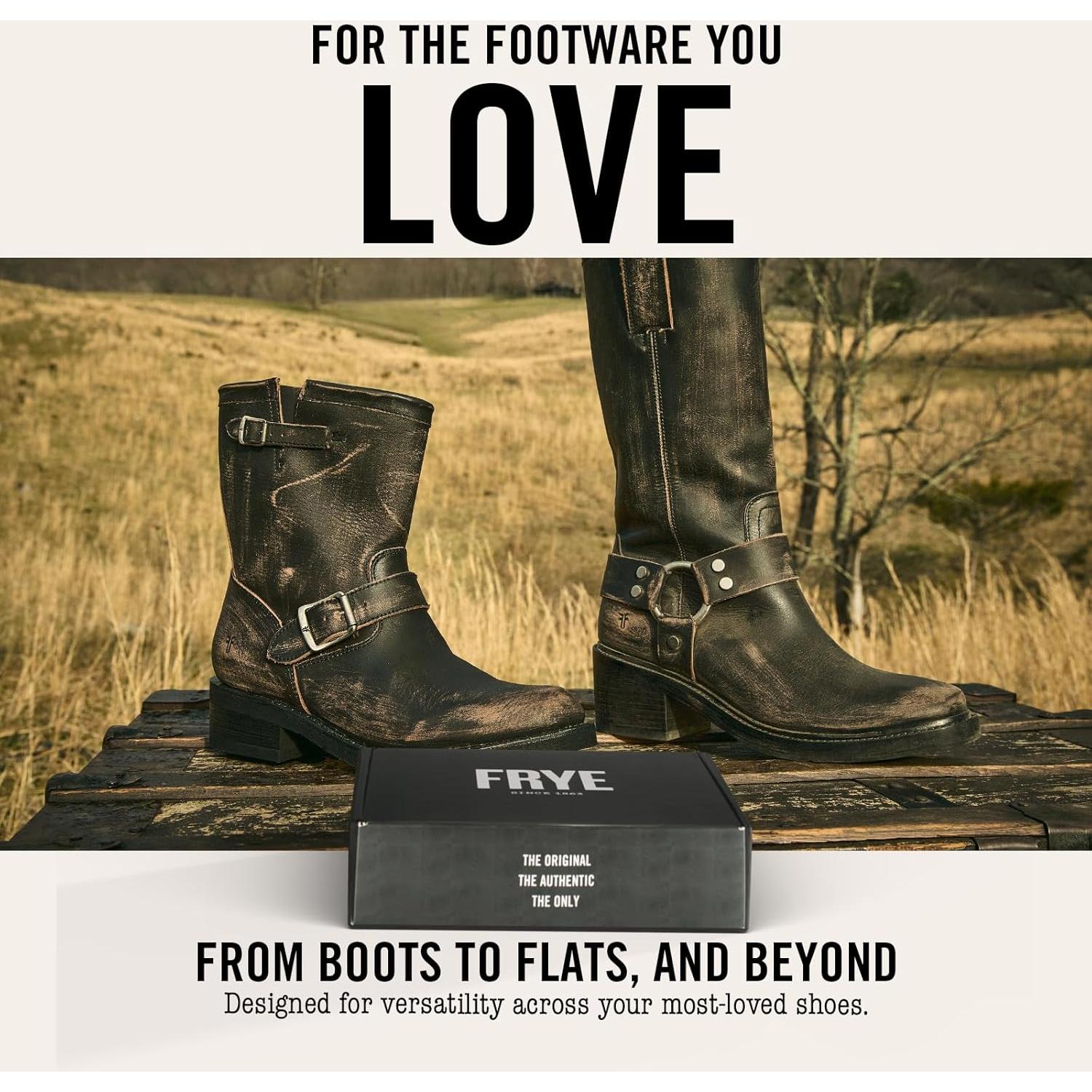 Kit de Cuidado de Cuero Frye - 4 Piezas con Limpiador y Acondicionador