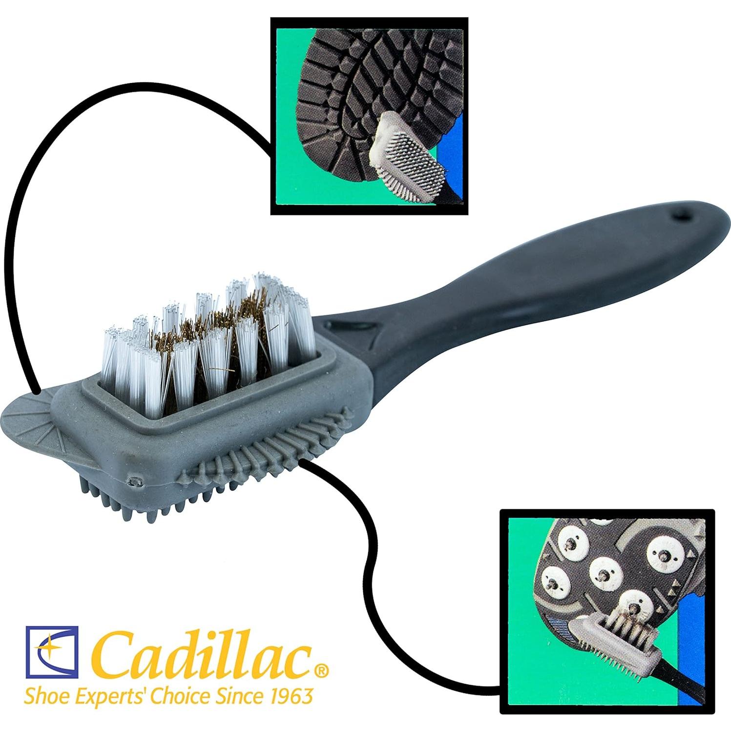 Cepillo Limpiador Multiuso Cadillac para Suede y Nubuck 4 Vías