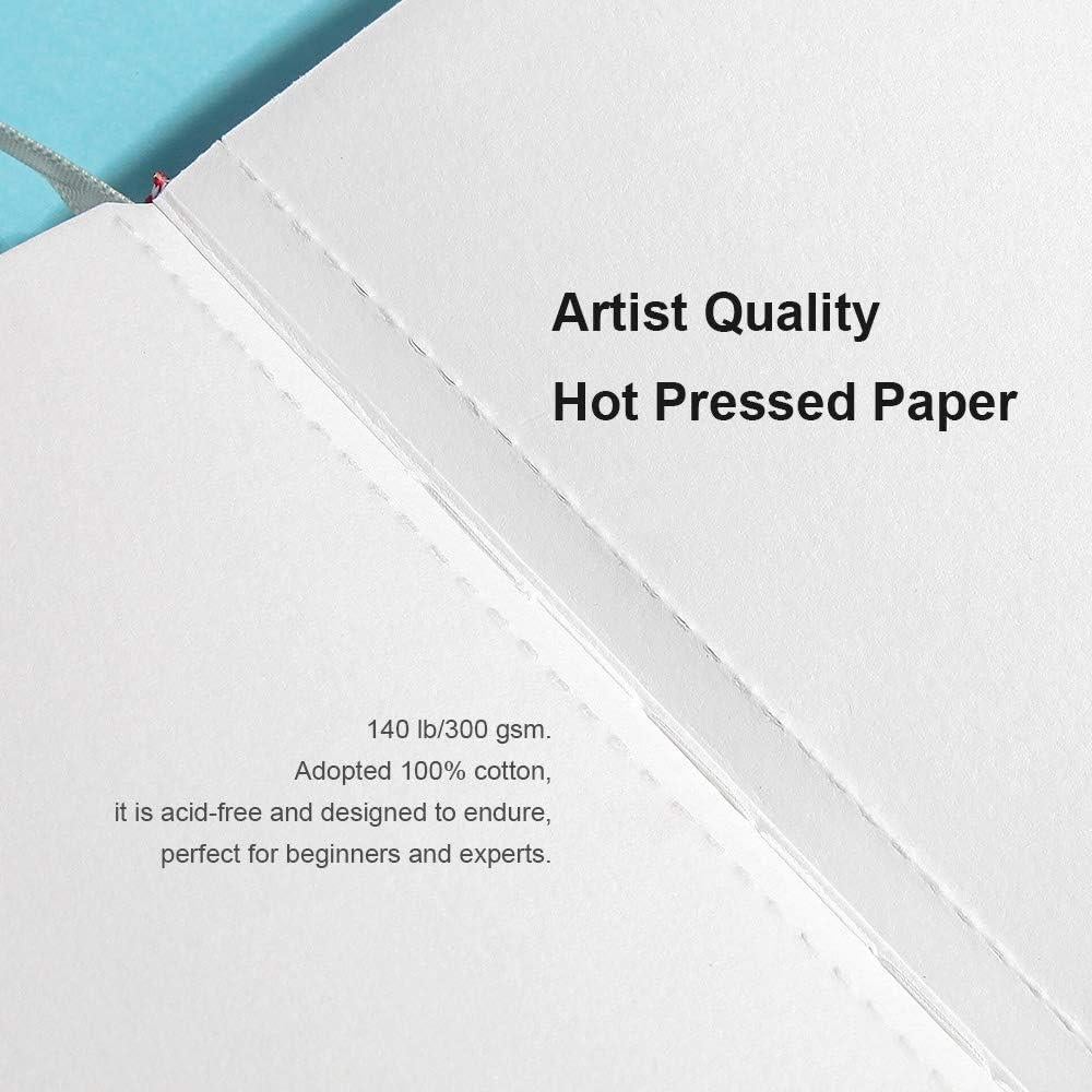 Diario de Acuarela Paul Rubens 100% Algodón 20 Hojas 300 gsm