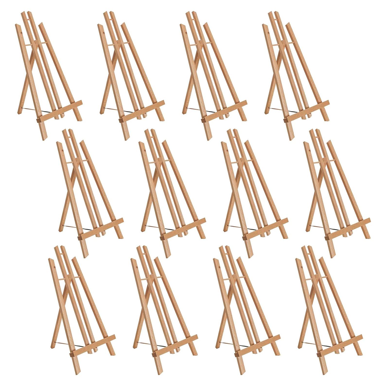 Caballete de Mesa Grande U.S. Art Supply 18" - Paquete de 12