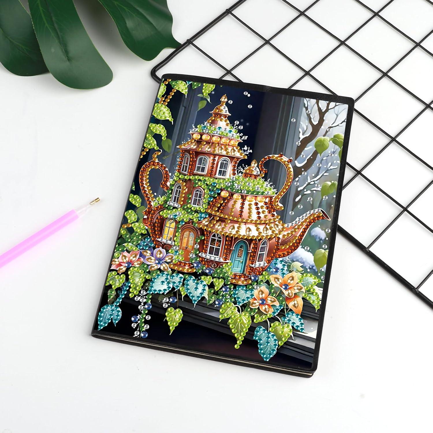 Cuaderno de Pintura con Diamantes JISHSHAY 21x14.5cm DIY