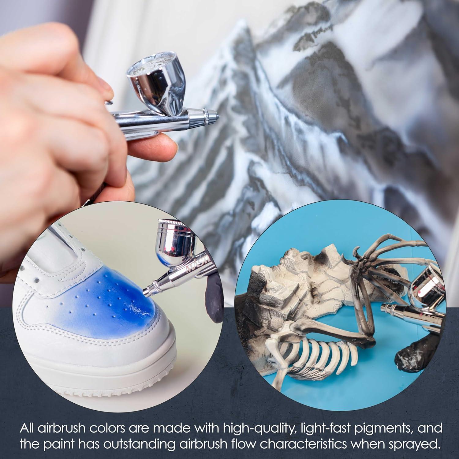 Pintura Acrílica para Aerógrafo Suministro de Arte 30 ml Púrpura Perla