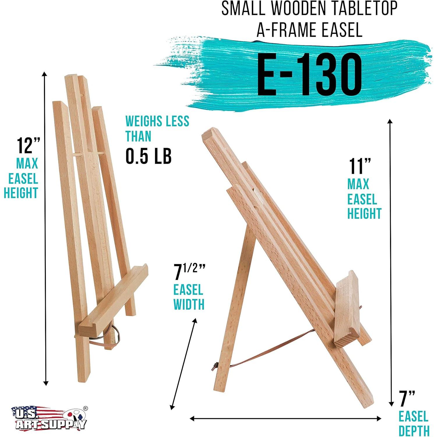 Caballete de Mesa Pequeño Suministro de Arte 11" Haya Portátil