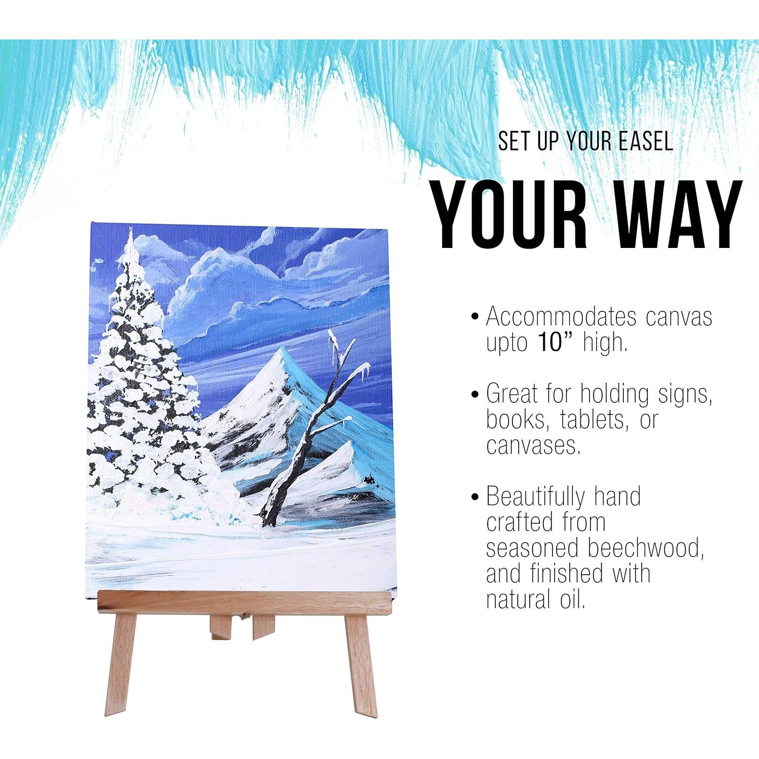 Caballete de Mesa Pequeño Suministro de Arte 11" Haya Portátil