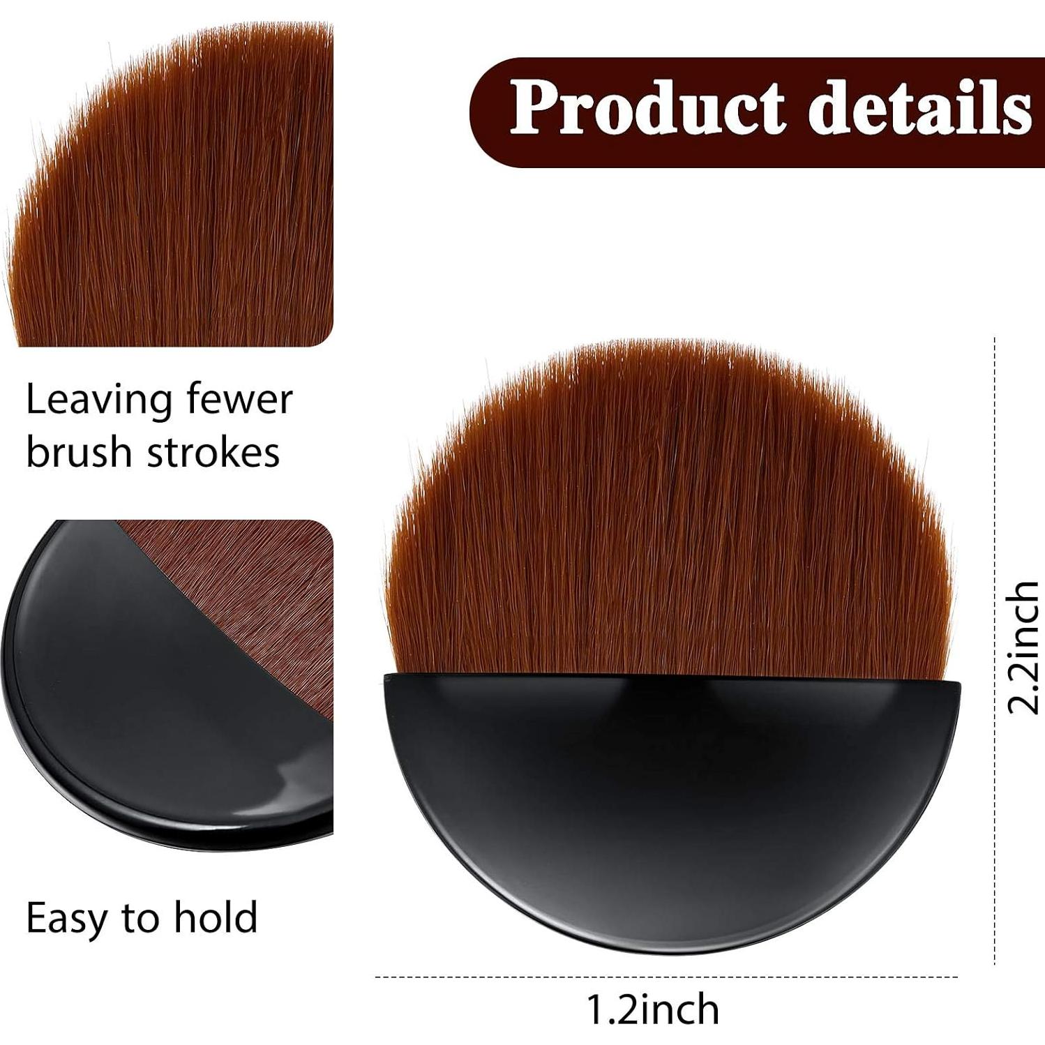 Set de 8 Brochas Planas Boao para Pintura y Manualidades