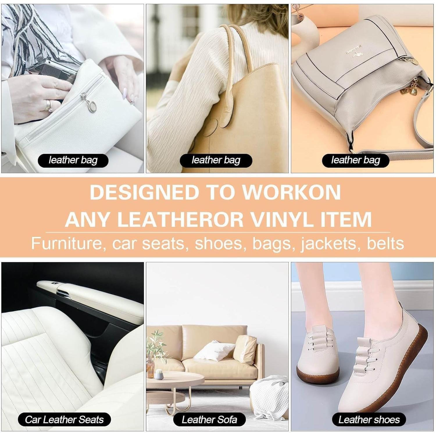 Kit de Reparación de Cuero SEISSO Beige Oscuro 227g