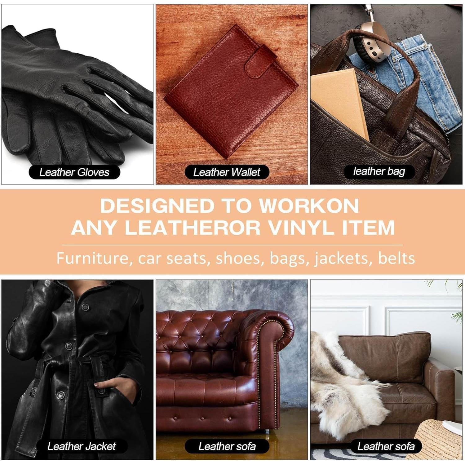 Kit de Reparación de Cuero SEISSO Beige Oscuro 227g