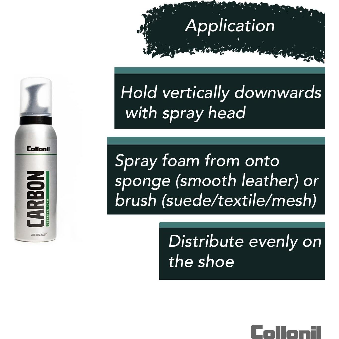 Espuma Limpiadora Collonil Carbon Lab 125 ml - Para Zapatillas