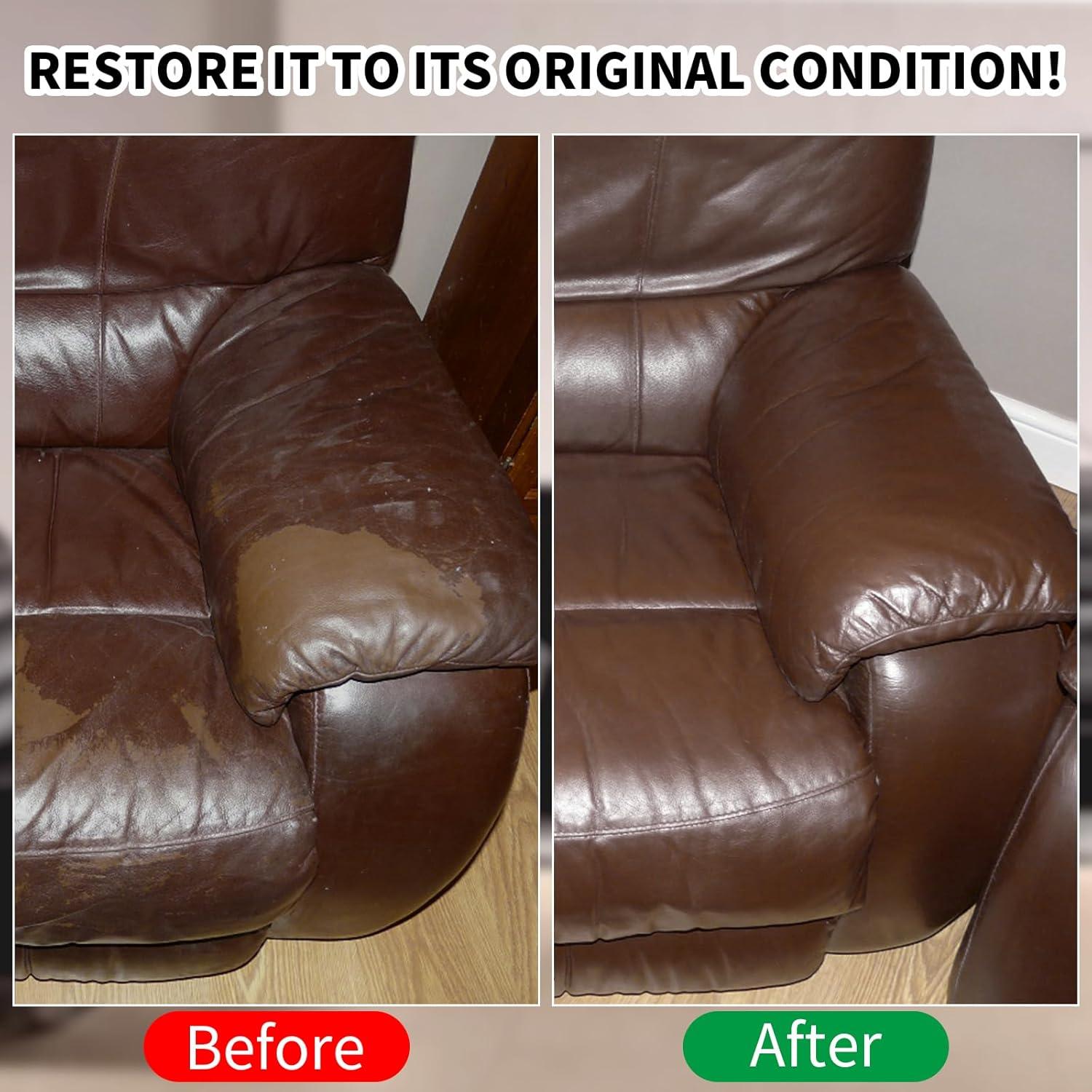 Bálsamo para Recoloración de Cuero SHADAIWUYU 240g Marrón Medio