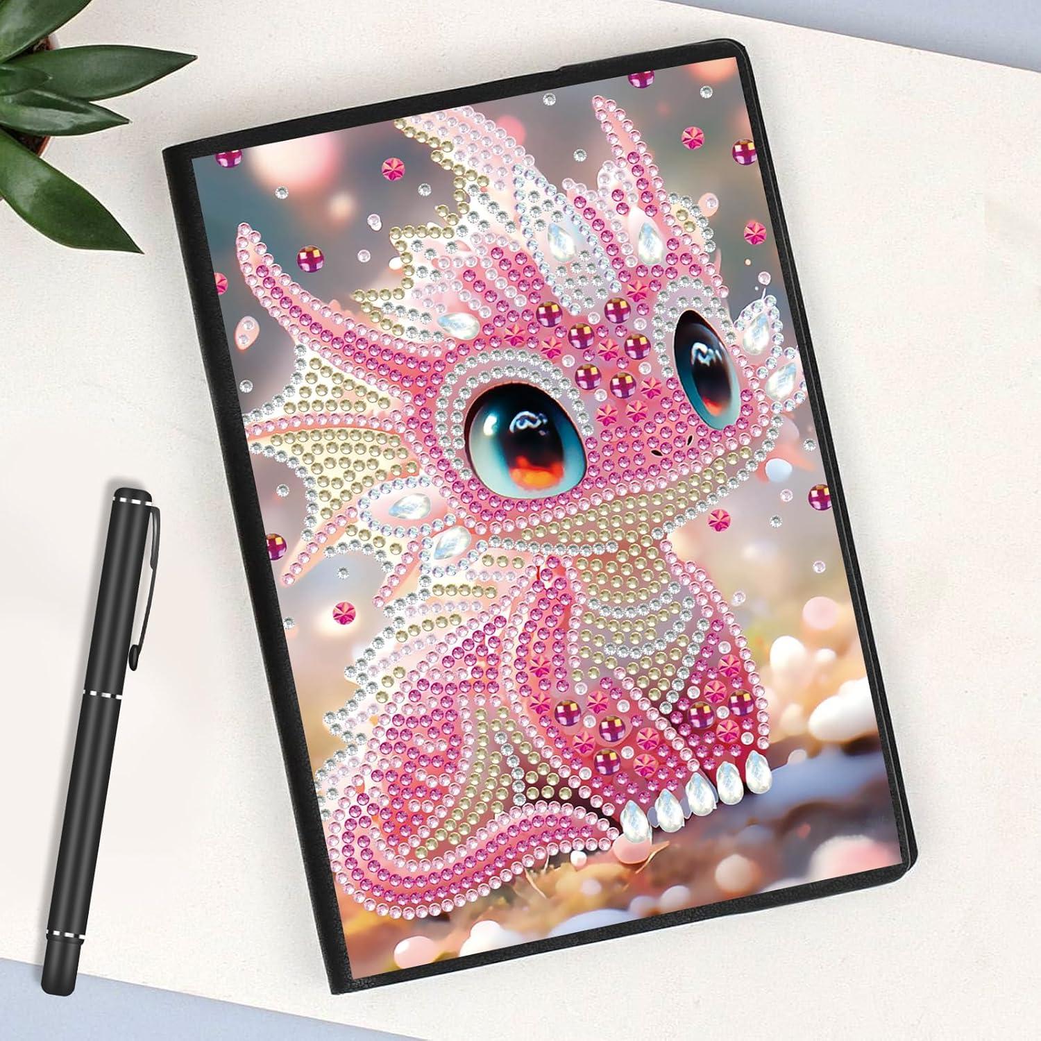 Cuaderno de Arte de Diamante JISHSHAY Dragón A5 50 Hojas