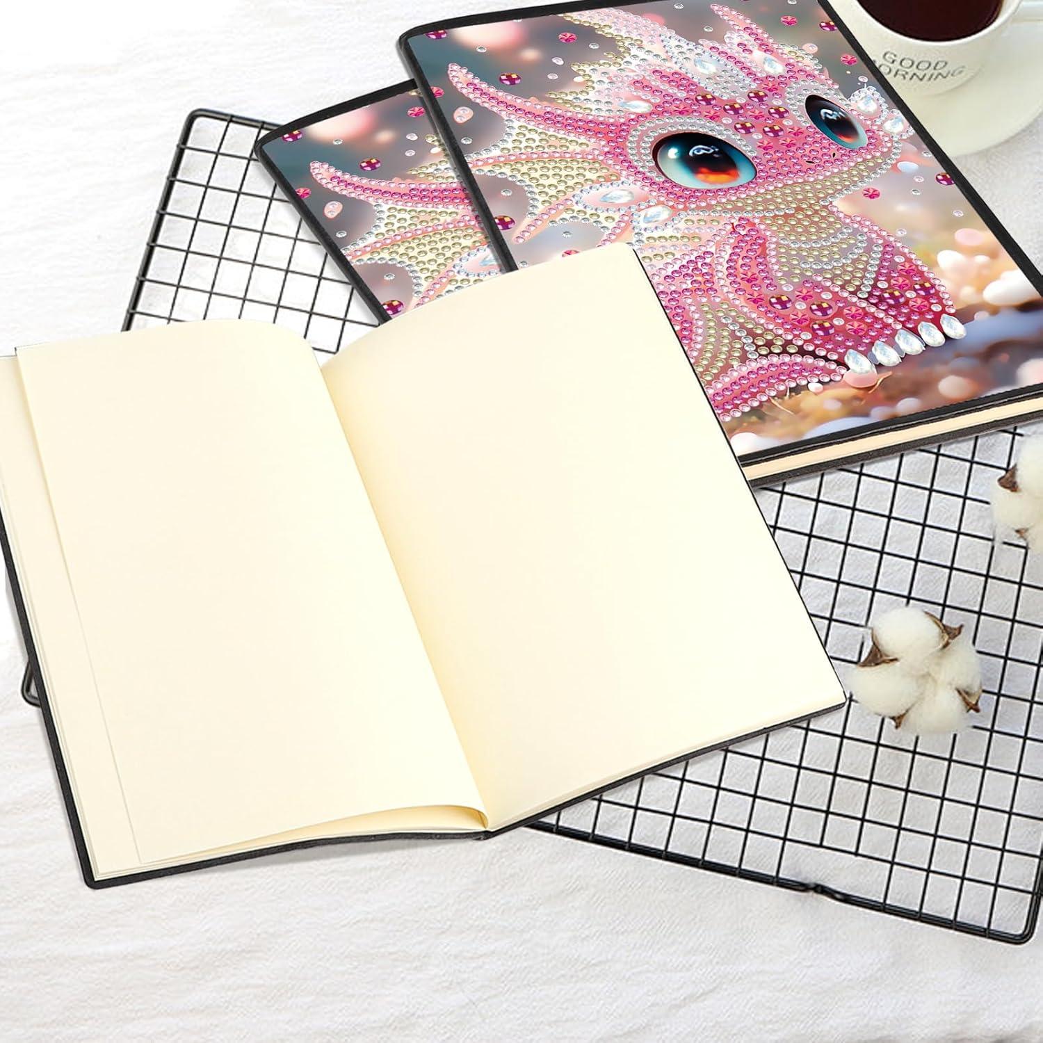 Cuaderno de Arte de Diamante JISHSHAY Dragón A5 50 Hojas