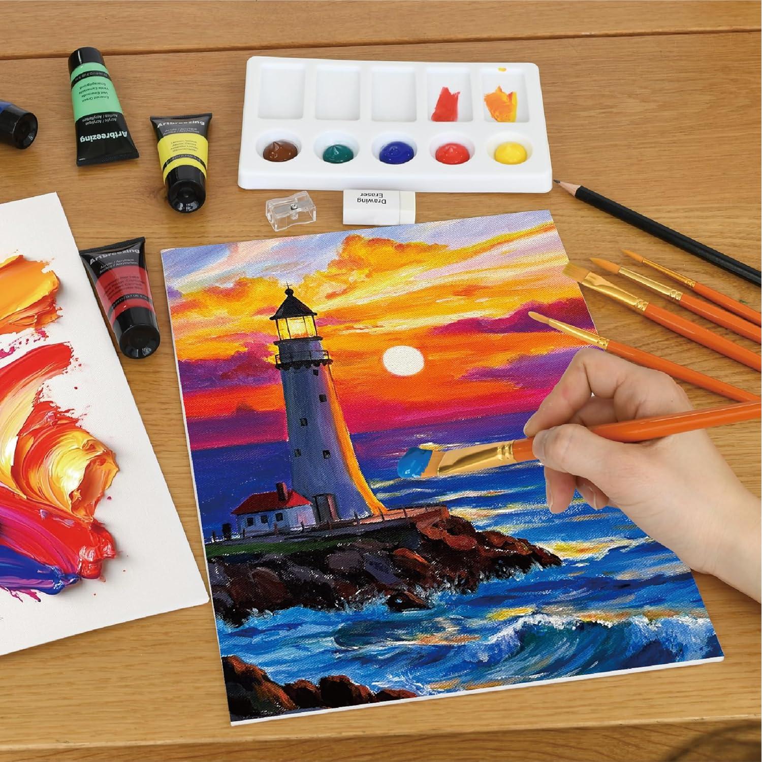 Juego de Pintura Acrílica Artbreezing 24 Piezas 22 ml