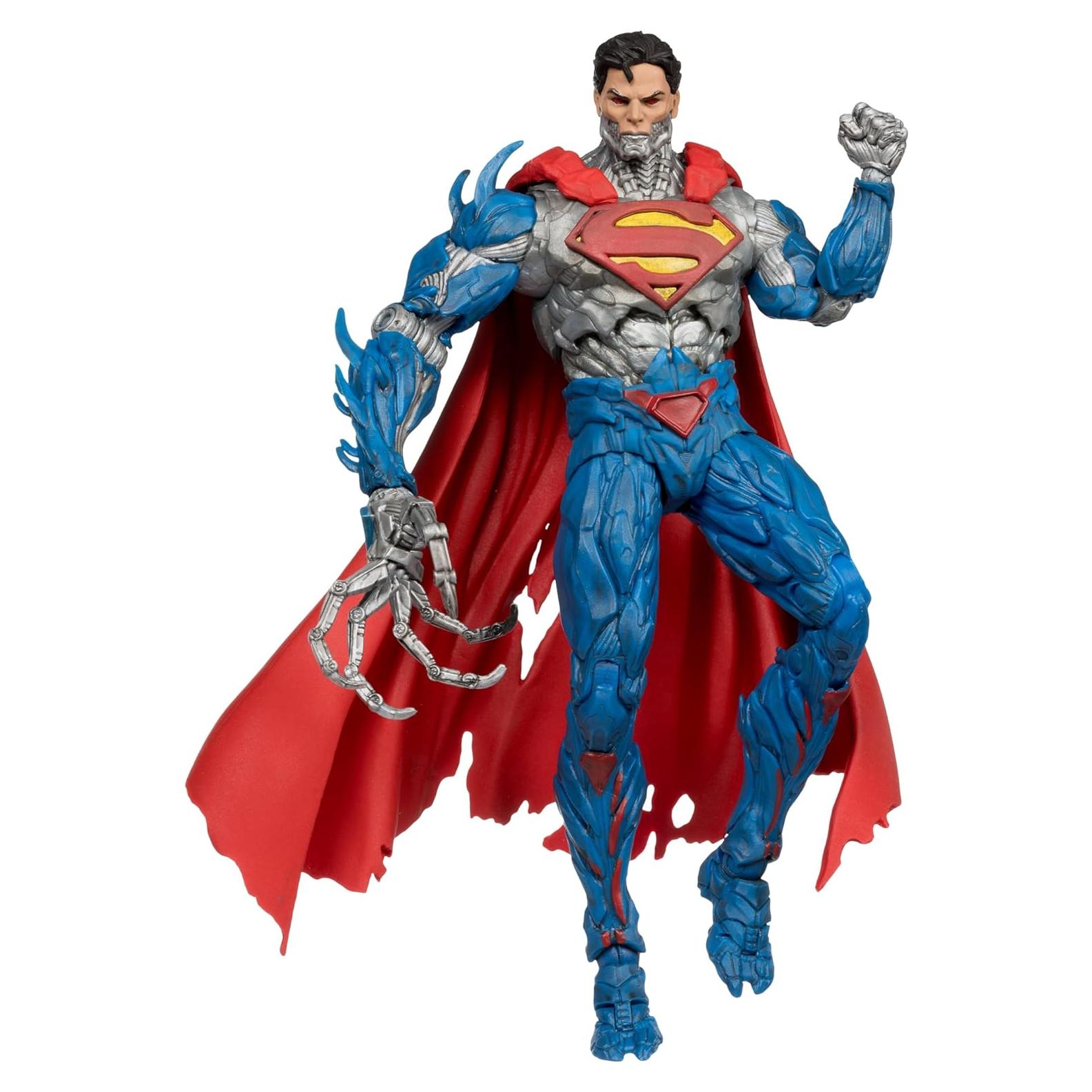 Figura de acción McFarlane Cyborg Superman 27.9 cm