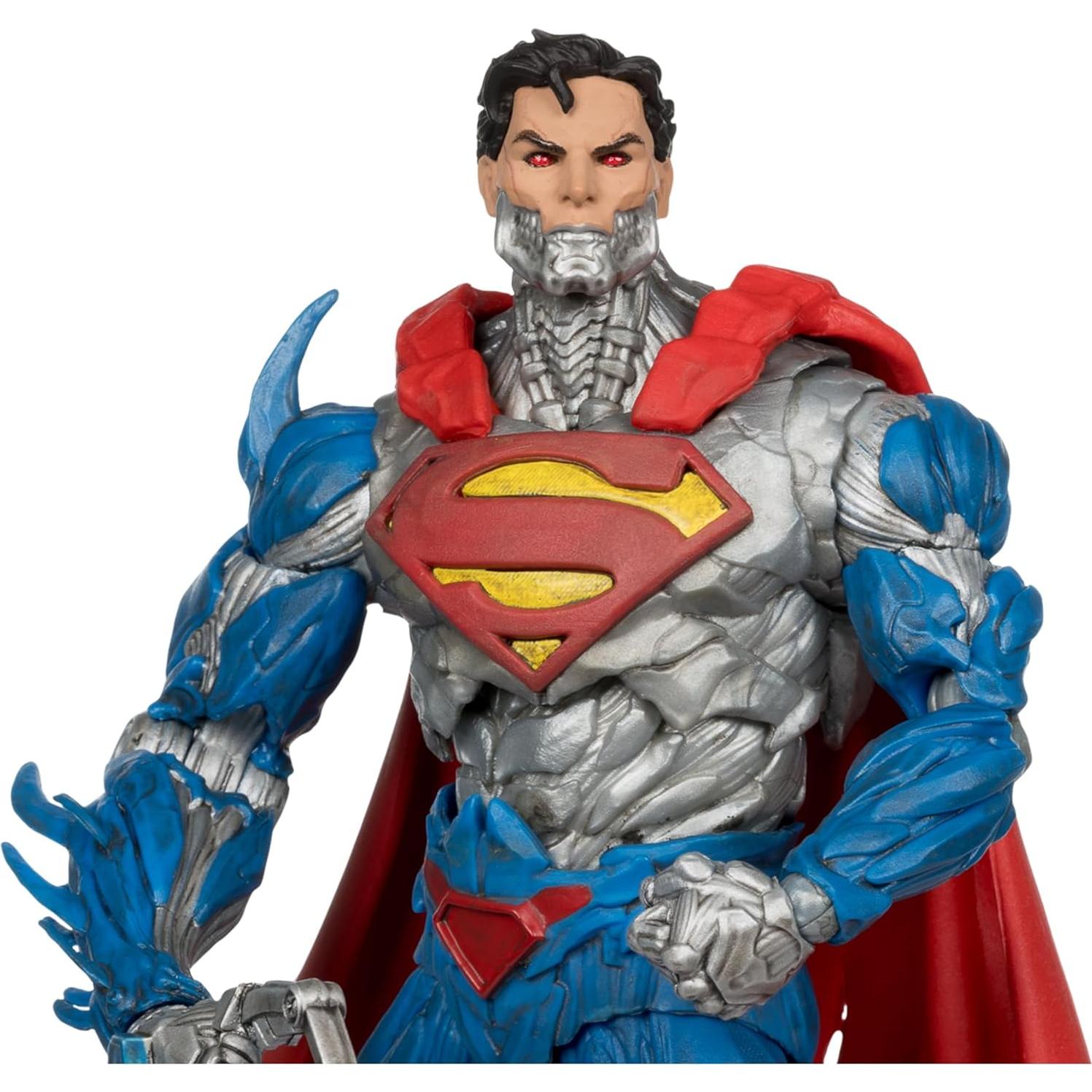Figura de acción McFarlane Cyborg Superman 27.9 cm