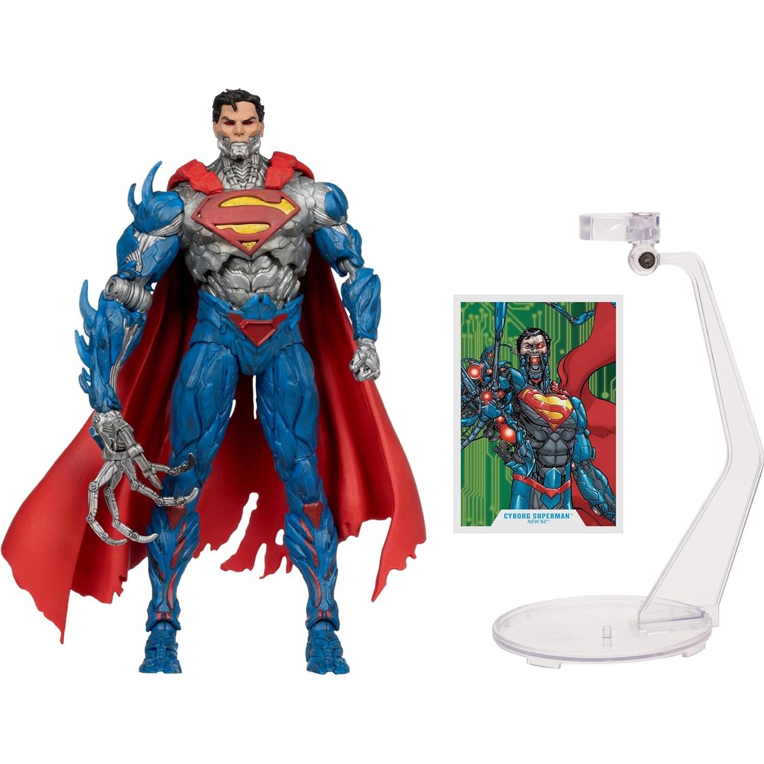 Figura de acción McFarlane Cyborg Superman 27.9 cm