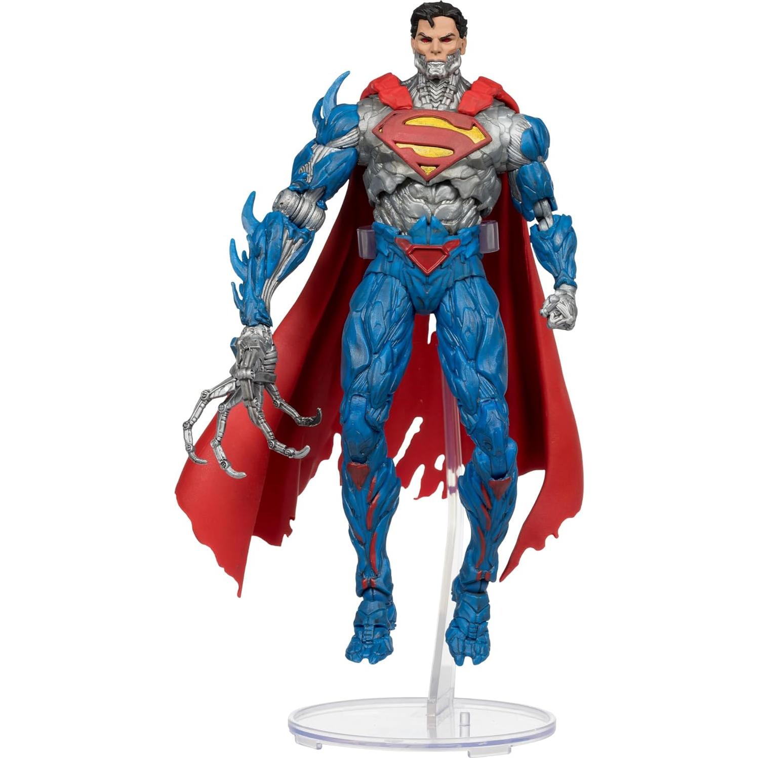 Figura de acción McFarlane Cyborg Superman 27.9 cm