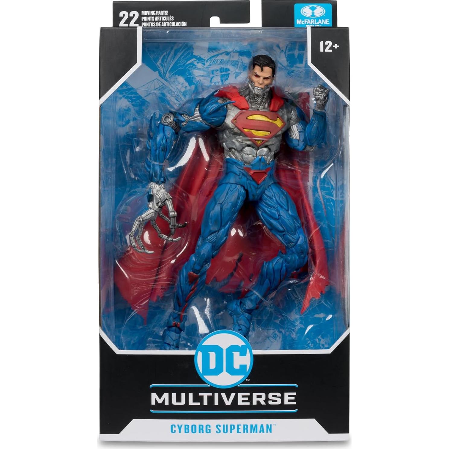 Figura de acción McFarlane Cyborg Superman 27.9 cm