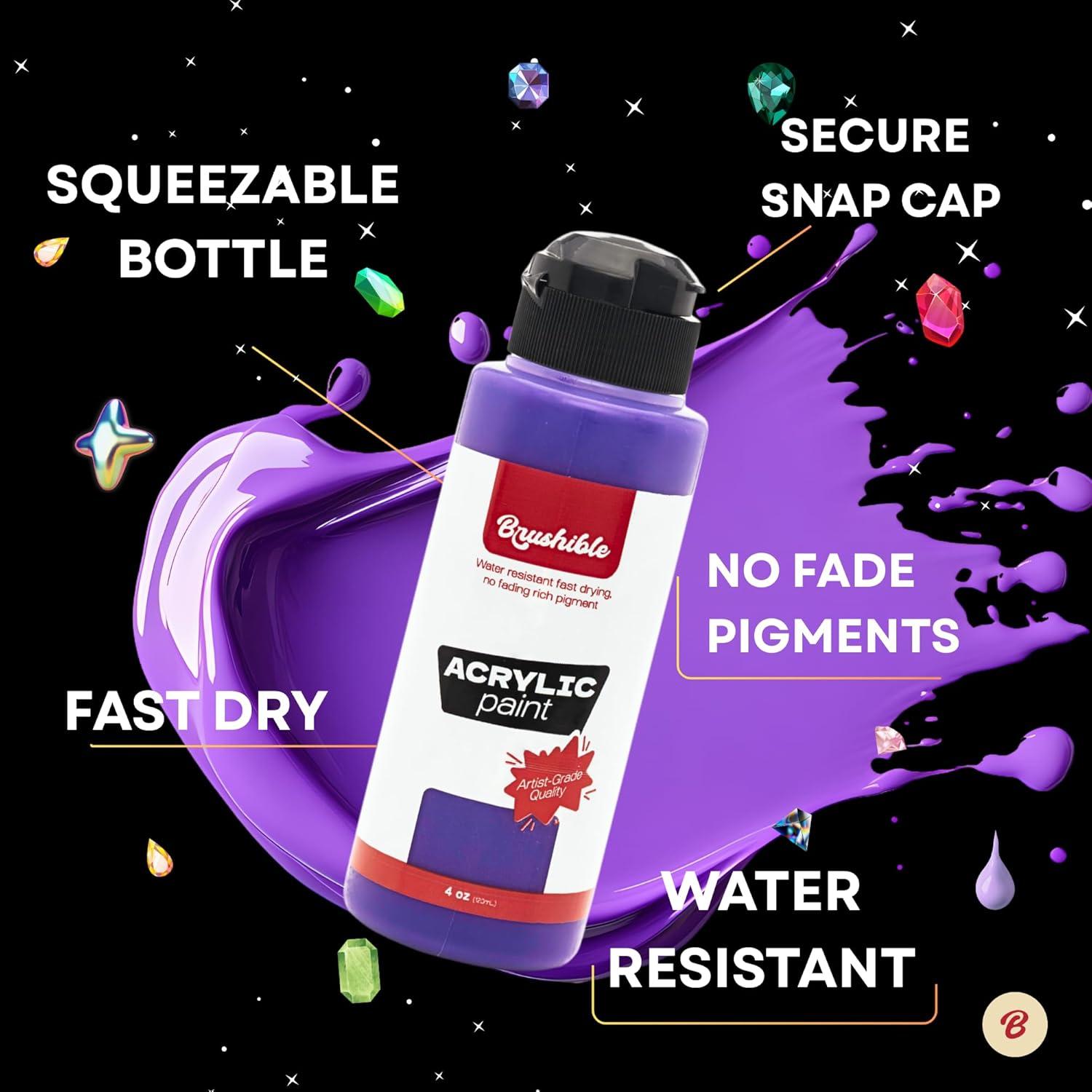 Juego de Pintura Acrílica Brushible 12 Colores 120ml