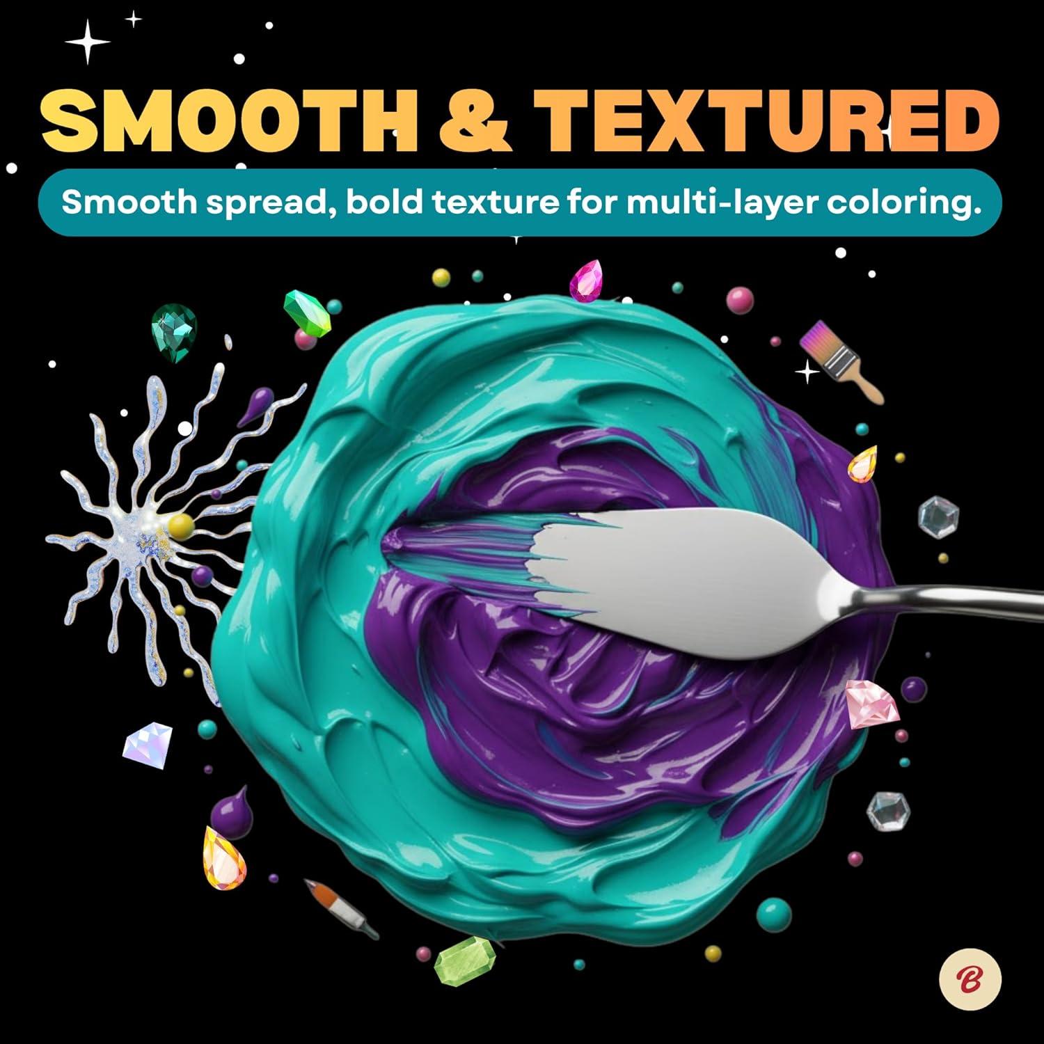 Juego de Pintura Acrílica Brushible 12 Colores 120ml