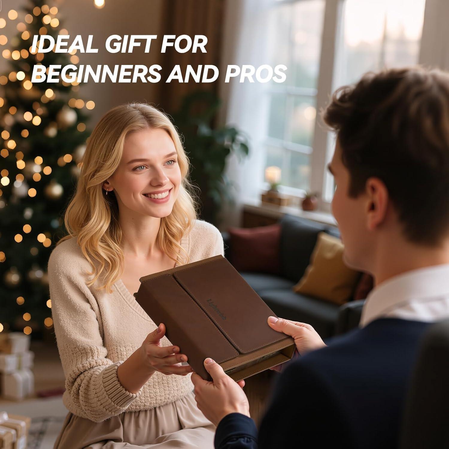 Juego de Pinturas Acuareladas 24 Colores Premium con Paleta de Madera