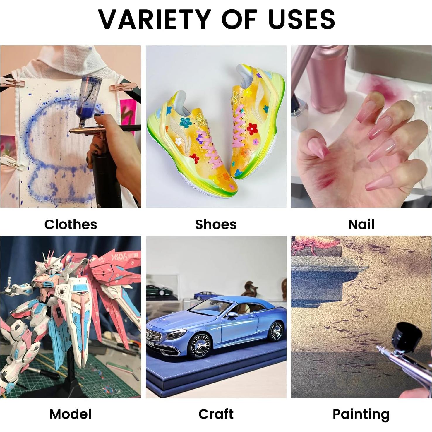 Set de Pintura Aerográfica ARTME 42 Colores Acrílico 20ml