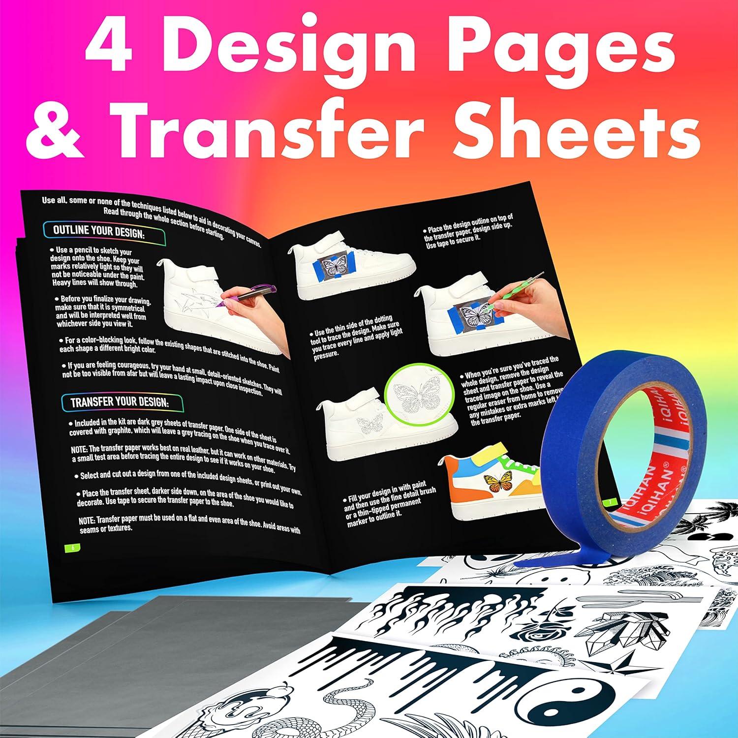 Kit de Pintura Acrílica para Zapatillas Craft It Up - 5 Colores