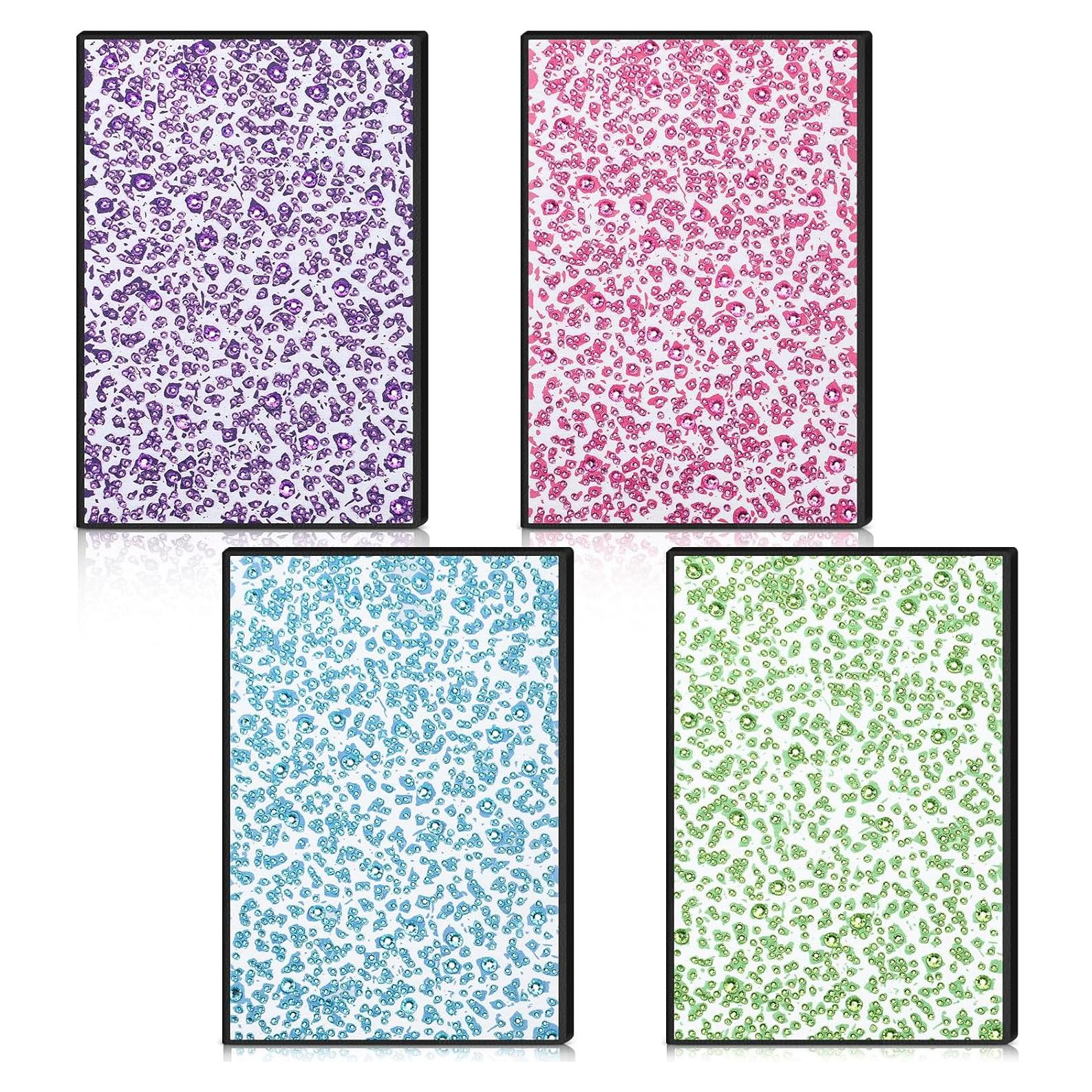 Kit de Cuadernos de Pintura de Diamante Mooliwe 4 Pcs A5